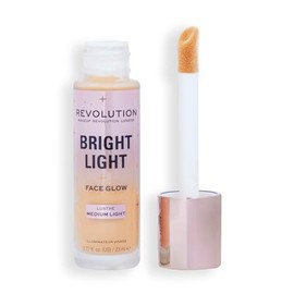 Revolution Beauty London Bright Light Face Glow Tinte Piel Ligero Brillante Usos Múltiples Acabado Iluminador Brillo Natural Medio Claro Lustre