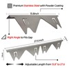 Stainless Steel Stove Counter Gap Cover (2 Pack), Oven Gap