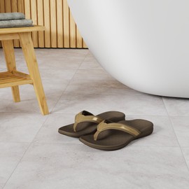 Vionic with Orthaheel Technology Women's Tide II Sandal,Bronze Metallic,US 11 M