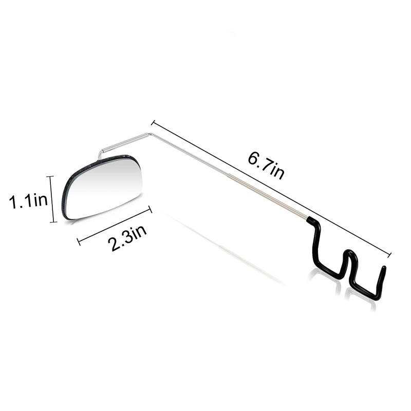 Accmor Bike Eyeglass Mirror, 360 Degree Adjustable Bicycle Cycling Rear