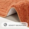 Lansatte Boho Rustic Bath Mat Orange Non-Slip 16’’W x 24’’L