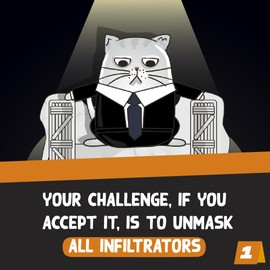 LITTLE SECRET | Bluffing Board Game for Family and Friends | An Exploding Kittens Card Game Collaboration | 4-9 players | Social deduction Game for Adults and Kids 10+ | 20 minutes Playing Time