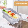 Collapsible Dish Pans, 2Gal (7.5L) Capacity, Plastic Dish Tub Dishpan