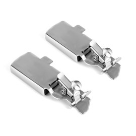 2pcs Multifunctional Magnetic Seam Guides, Stainless Steel Hemmer Guide with Clip Seam Guide Ruler for Industrial or Walking Foot Sewing Machines Universal Quilting and Hemming Accessories (Silver)