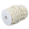Bead Chain String Half Side Flatback DIY Imitation Pearl String