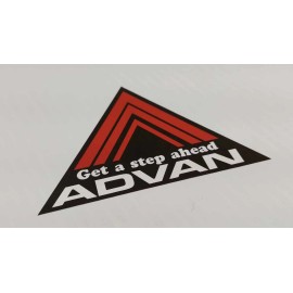 JDM 2x Advan Racing Decal Sticker JDM DRIFT CIVIC TYPE R INTEGRA SIR SI S2000 JAPAN