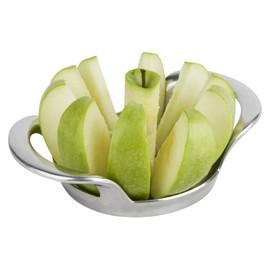 EUROHOME Apple Corer Made of Stainless Steel for Effortless Coring of Fruits, Compact Fruit Slicer, 17 x 11 x 4.5 cm, Robust Apple Slicer, Apple Slicer Made of Aluminium Body