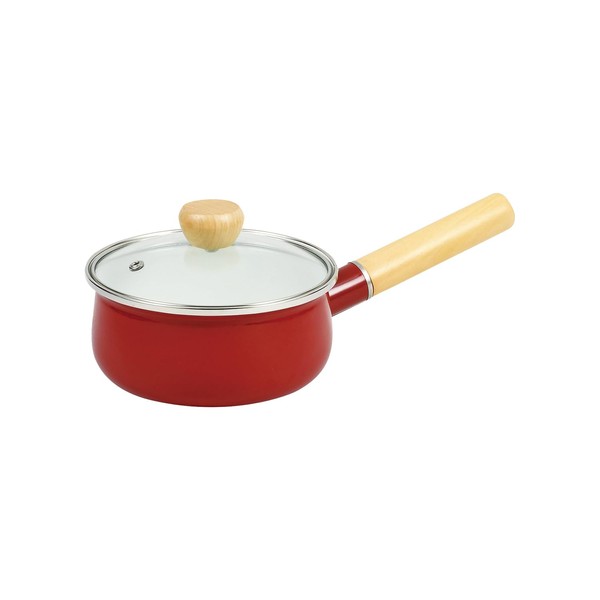 Pearl Metal HB-4893 Just Size, Induction Enameled Glass Lid, Single