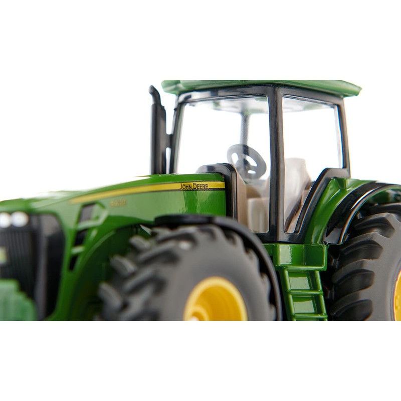 siku 1953 John Deere Tractor with Trailer, 1:50, Metal/Plastic, Green,