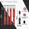 FOCSTOL Diamond Drill Bits Set 10pcs, 3/16''-3/8'' Tile Drill Bit