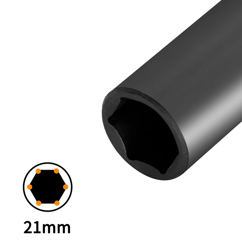 Hilpaty Hexagonal Socket Spanner 21 mm, 1/2 Inch Square Drive