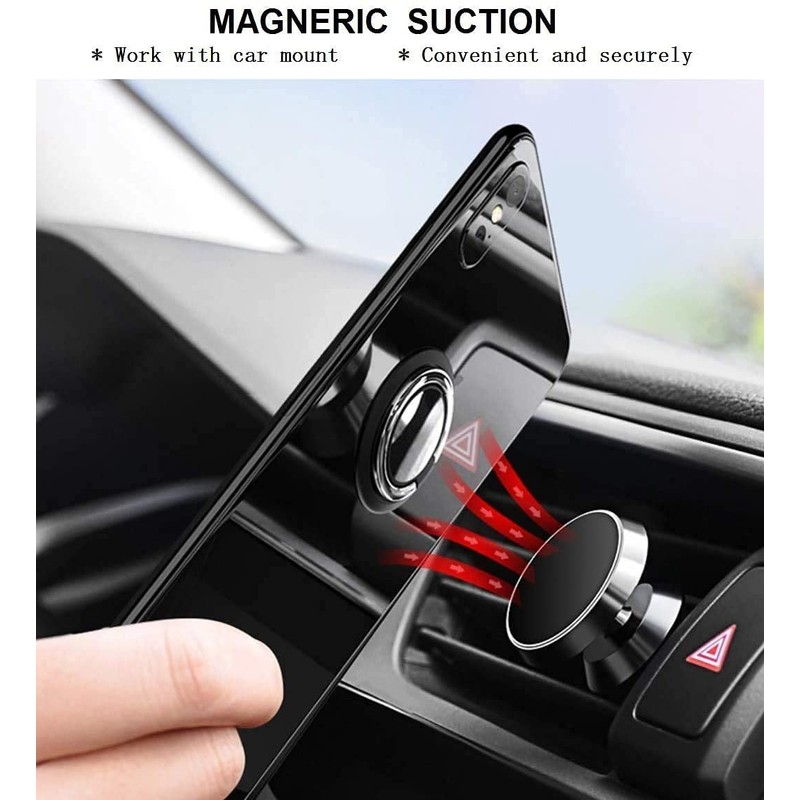 HANAIETTE Nuu B40 5G Case and Screen Protector, [Magnetic Car