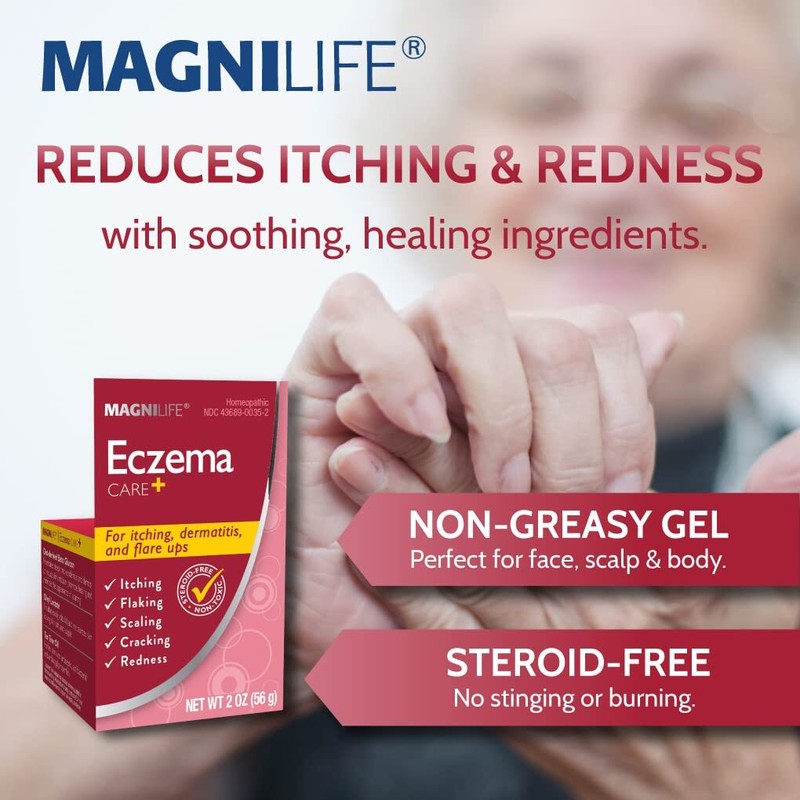 MagniLife Homeopathic Relief Gel for Eczema Itching and Dry Skin