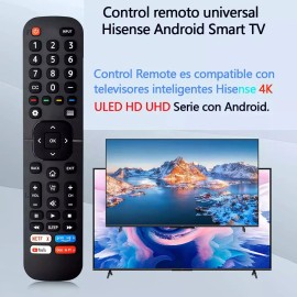Control Remoto Compatible Hisense Smart TV 4K HD,Compatible con cualquier pantalla de Hisense televisores