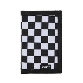 TEST Vans cartera The Slipped Wallet, Tablero de damas blanco y negro., Una talla, portafolios deslizada