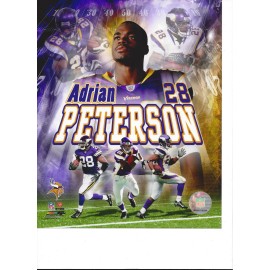 Adrian Peterson Minnesota Vikings Unsigned 8x10 Photo