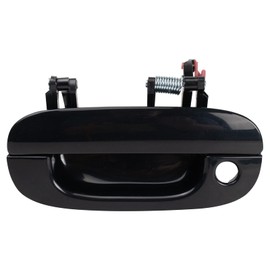 TRQ Front Left Exterior Door Handle - Drivers Side Compatible with 1994-2001 Dodge Ram 1500, 1994-2002 Ram 2500, 3500