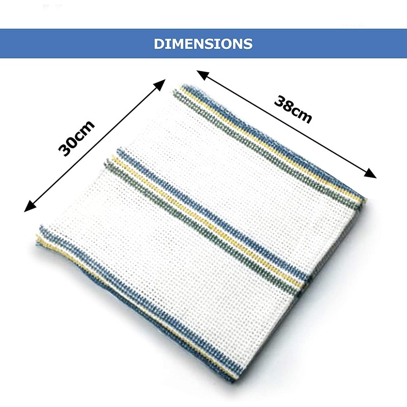 Bronwen Mathews® Dish Cloths Cleaning Hygiene 20Pcs 100% Cotton Antibacterial