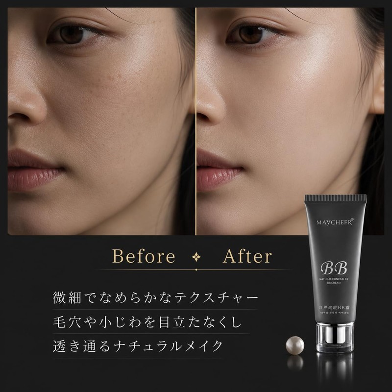 BB Cream, Foundation, Foundation with High Coverage, Covers Pores, Not