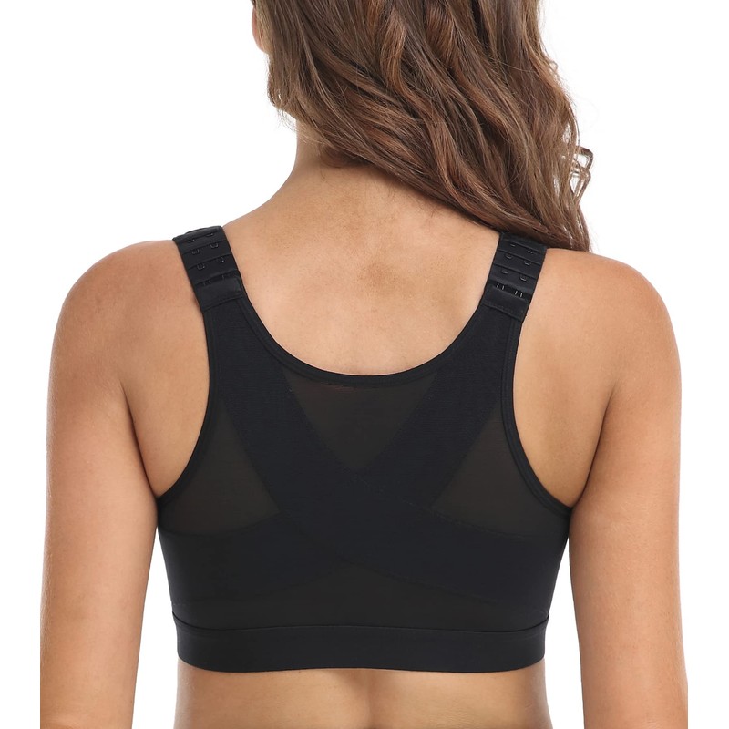 DotVol Comfort Front Closure Bra for Women Back Support Full