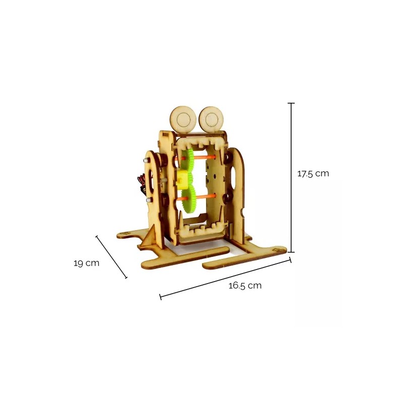 Monkits Education Bot Caminador Walkibot Para Armar Juguete Didáctico Robótica