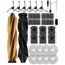 iRobacc 29 Pack Accessories Kit Compatible with Dreame X50 Ultra Complete/L50 Pro Ultra/L50 Ultra/X50 Master/L40s Pro Ultra/Mova V50 Ultra Complete Replacement Parts Main Brushes Dust Bags etc.