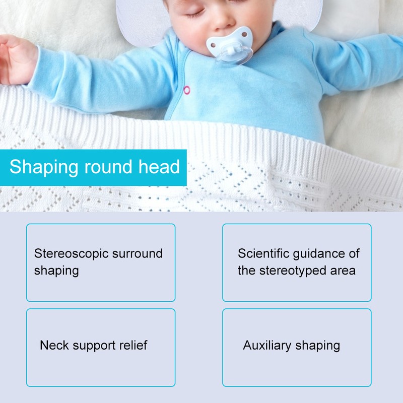 Memory Foam Baby Pillow Prevent Flat Head Baby Shaping Pillow
