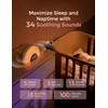 Momcozy DreamSync™ Baby Sound Machine, Night Light, APP Control Baby