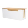 Cable Management Box Stylish Extension Socket Cord Organizer Box with
