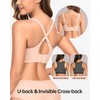 Wireless Bras for Women No Underwire Seamless Push Up Full