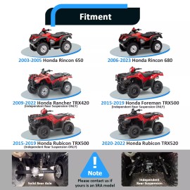 21ST For 2009-2025 Honda Rancher TRX420 2" Trailer Hitch Receiver Shackle Tow Mount