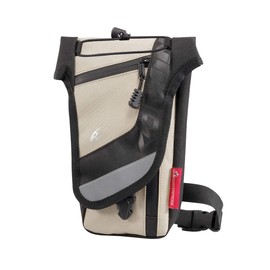 Komine SA-245 13004 Waterproof Belt Pouch for Motorcycles, Beige, Free