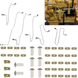 LL-Auto For Caterpillar CAT 3406 Fuel Injection Line Kit 3406B 3406C # 1917942 1917943