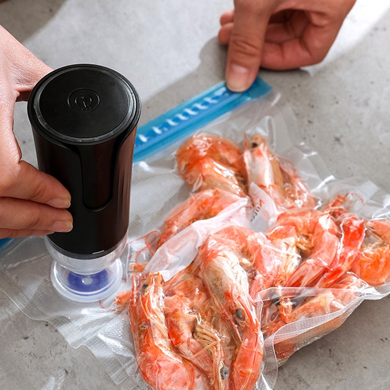 Vacuum Sealer Machine 7W 60Kpa Handheld Electronic Pump Automatic Food