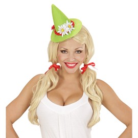 Widmann ? Bavarian Mini Hat with Edelweiss Green