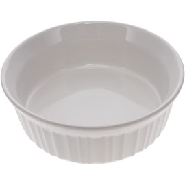 Corningware 24oz/708 ml Round French White Casserole Dish & F-24 24oz French White Lid