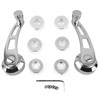 EBTOOLS Window Crank Handles, Set of 2 Car Silver Car