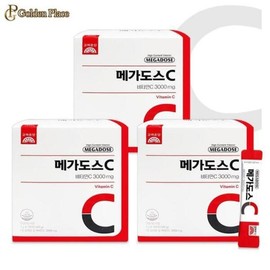 Korea Eundan Megadose C Vitamin C 3000 3g / 고려은단 메가도스C 비타민C 3000 3g x 100포 3박스 영국산 고함량 G (29414849)