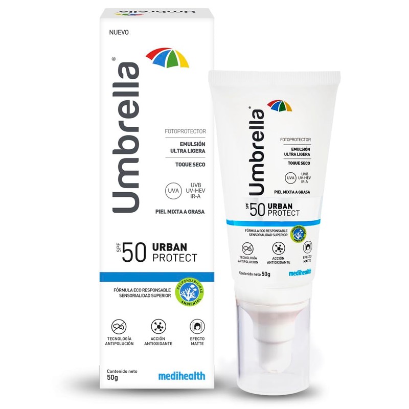 Umbrella Urban Protect SPF-50+ | Textura Ligera | Protector Solar