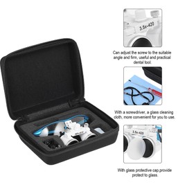 Dental Binocular Loupes 3.5X 420mm Dental Magnifier Optical Glass Dentists Surgical Loupes