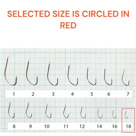 PRO FILSTAR 20 Pieces Fishing Hook Set N18 - Carp Fishing Hooks - Carp Fishing Accessories - Barb Carp Fishing Reversed Hooks - Carp Rigs - Fishing Accessories - Method Feeder - Accessories