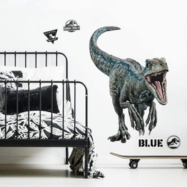 RoomMates RMK3799GM Jurassic World: Fallen Kingdom Velociraptor Giant Peel and Stick Wall Decals