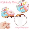 Donut Two Sweet Birthday Party Decorations 48pcs Donut Cupcake Toppers