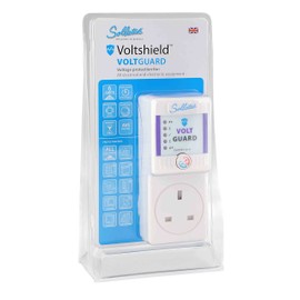 Sollatek VoltGuard - Surge and High & Low Voltage Protection - UK Socket - 7A with iSense ideal for home and office electrical equipment