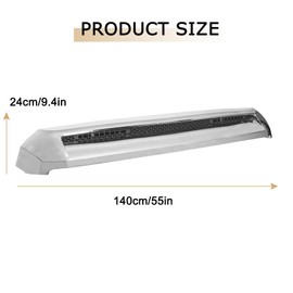 DIBON AUTO Hood Bulge Molding Compatible For Toyota Tundra Front Upper Grille Hood Scoop 2014-2021