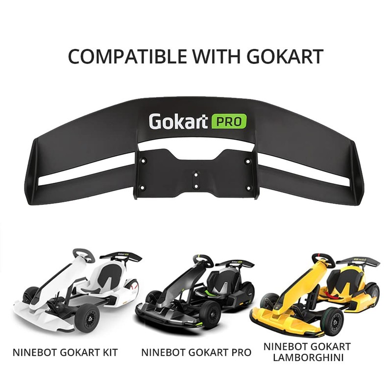 AULPACO Spoiler Rear Wing Compatible with Segway Ninebot Gokart Refit