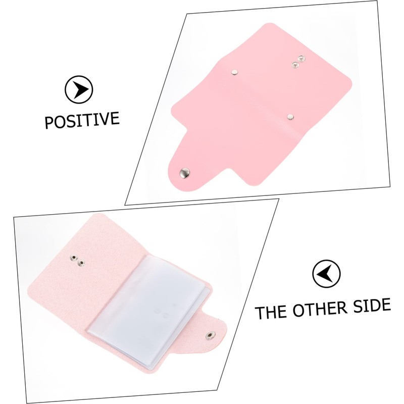 Healeved 3 Pcs Nail Art Stamper Pouch 20 Slots Compact