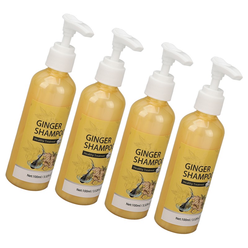 100ml Ginger Hair Regrowth Shampoo Dandruff Removal Itching Relief Deep