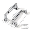 khtumeware 10 Pack 3 Inch(76mm) Polished Chrome Cabinet Pulls Heavy
