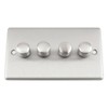A5 Light Dimmer Switch 4 Gang 400W (Max) - Satin